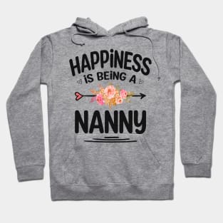 Nanny happiness is being a nanny Hoodie